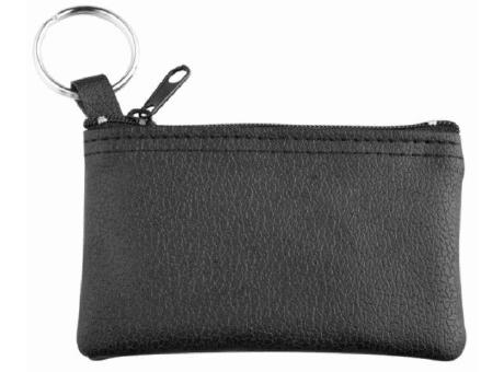 CreativDesign® Schlüsseltasche "LookPlusDeLuxe" schwarz Werbeartikel