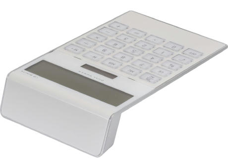 Design-Taschenrechner mit großen Tasten, Solarzelle und allen Rechenfunktionen Werbeartikel
