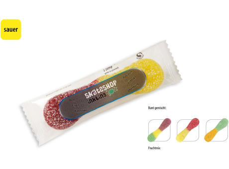 Product image Saure Zungen im Flowpack, 1 Stück, Inhalt: Saure Zungen Werbeartikel