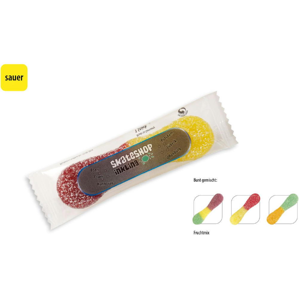 Product image Saure Zungen im Flowpack, 1 Stück, Inhalt: Saure Zungen Werbeartikel