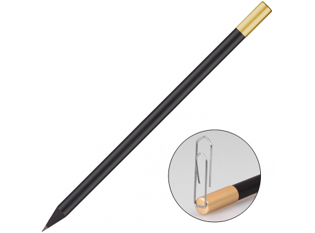 schwarz, Metallkappe gold