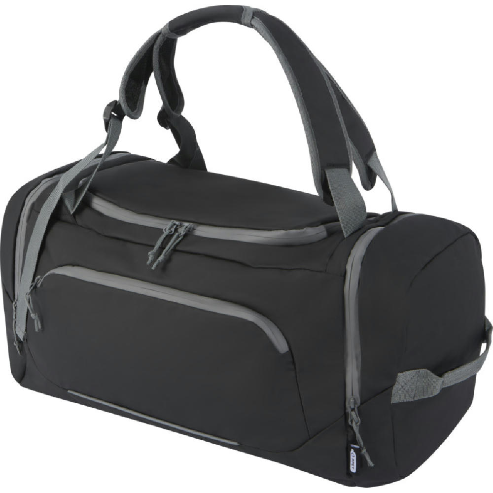 Product image Aqua wasserabweisende Reisetasche aus GRS Recyclingmaterial 35 L Werbeartikel