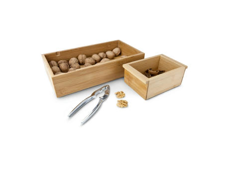 Geschenkset / Präsenteset: Nuss-Nux, Nussknacker-Set mit 400 g Nüssen bedrucken