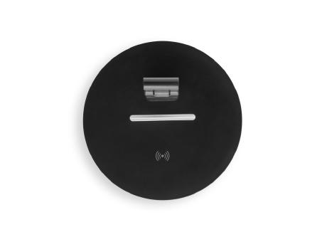 GERST. Kopfhörerhalter aus ABS mit integrierter Wireless-Ladefunktion Werbeartikel