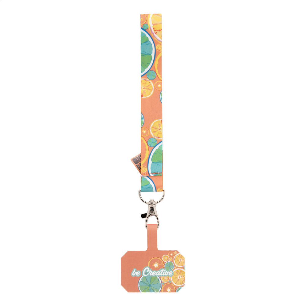Product image Individuelles RPET Handyhalter-Handgelenkschlaufe SuboFob Mobile RPET Werbeartikel