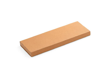 SALSA. Grill-Set aus Bambus und Edelstahl 2-teilig bestehend aus einer Grillgabel und einem Messer Werbeartikel