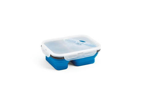 Product image DILL. Faltbare hermetische Frischhaltebox aus Silikon und PP (480 und 760 mL) Werbeartikel