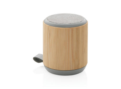 Bambus und Stoff 3W Wireless Speaker Werbeartikel
