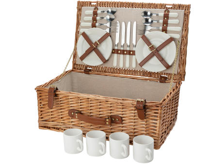 Picknickkorb für 4 Personen Levin Werbeartikel