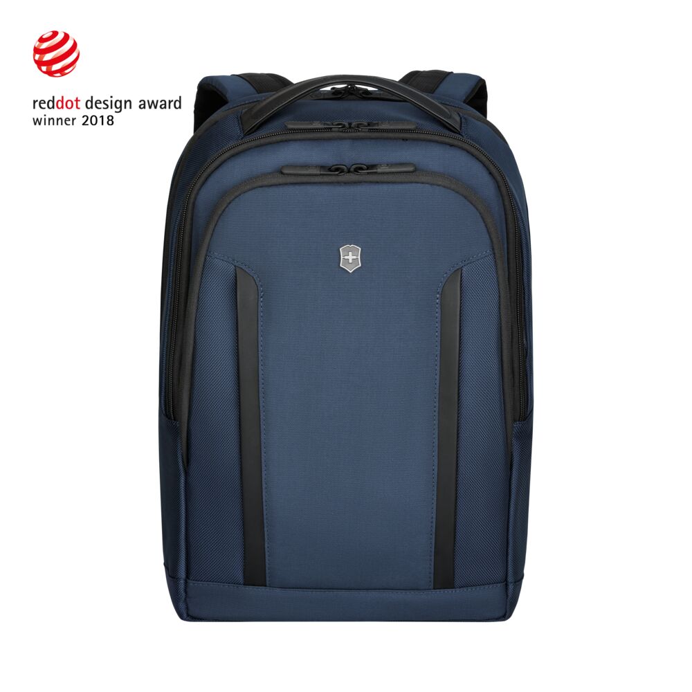 Victorinox Altmont Professional Compact Laptop Backpack Frontansicht, kompakter Business Laptop Rucksack mit modernem Design, hochwertiger Werbeartikel mit Logo für Büro, Reisen und den Arbeitsalltag.