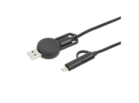 Schnell-Ladekabel "Flexi", 5 in 1 Werbeartikel