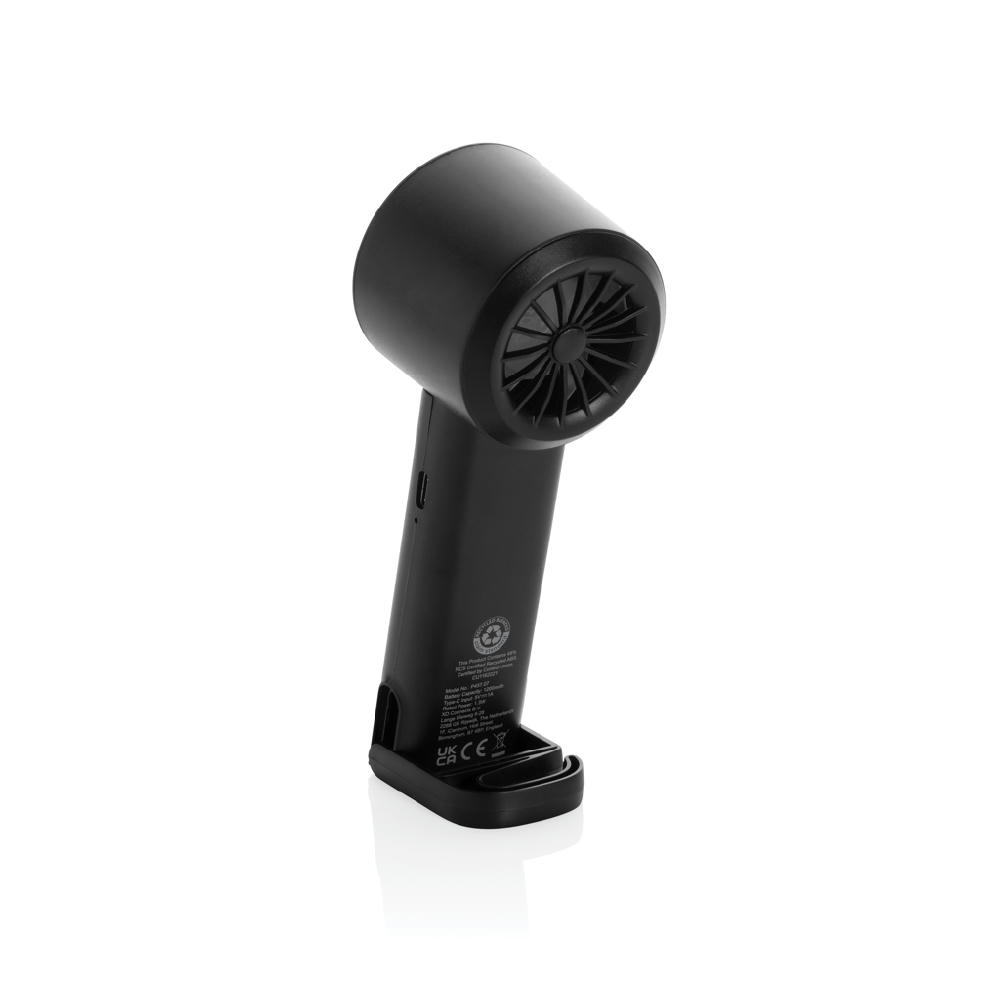 Twist wiederaufladbarer tragbarer Ventilator aus RCS rABS Werbeartikel