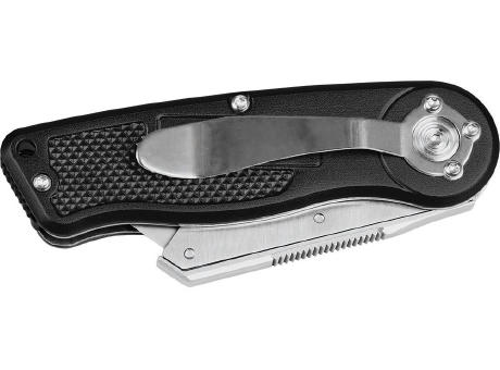 Trapezklingen-Klappmesser "Profi Cut schwarz" Werbeartikel