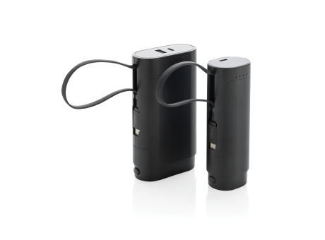 Product image CycleCell 5000mah Powerbank mit herausnehmbarer Batterie bedrucken