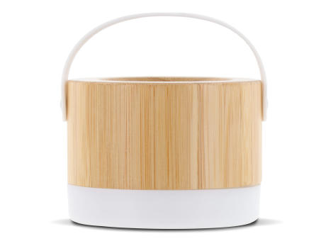 Wireless speaker bamboo 3W Werbeartikel