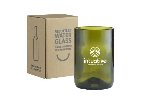 Rebottled® Tumbler 400 ml Trinkglas Werbeartikel