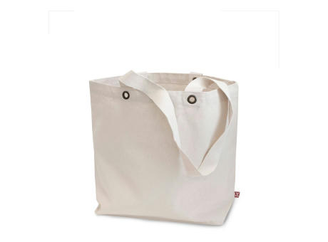 LAGOS - Schwere Baumwolltasche mit Bodenfalte bedrucken