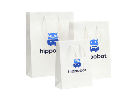 Leaf It Bag recycelt mit Strohfasern (180 g/m²) S bedrucken