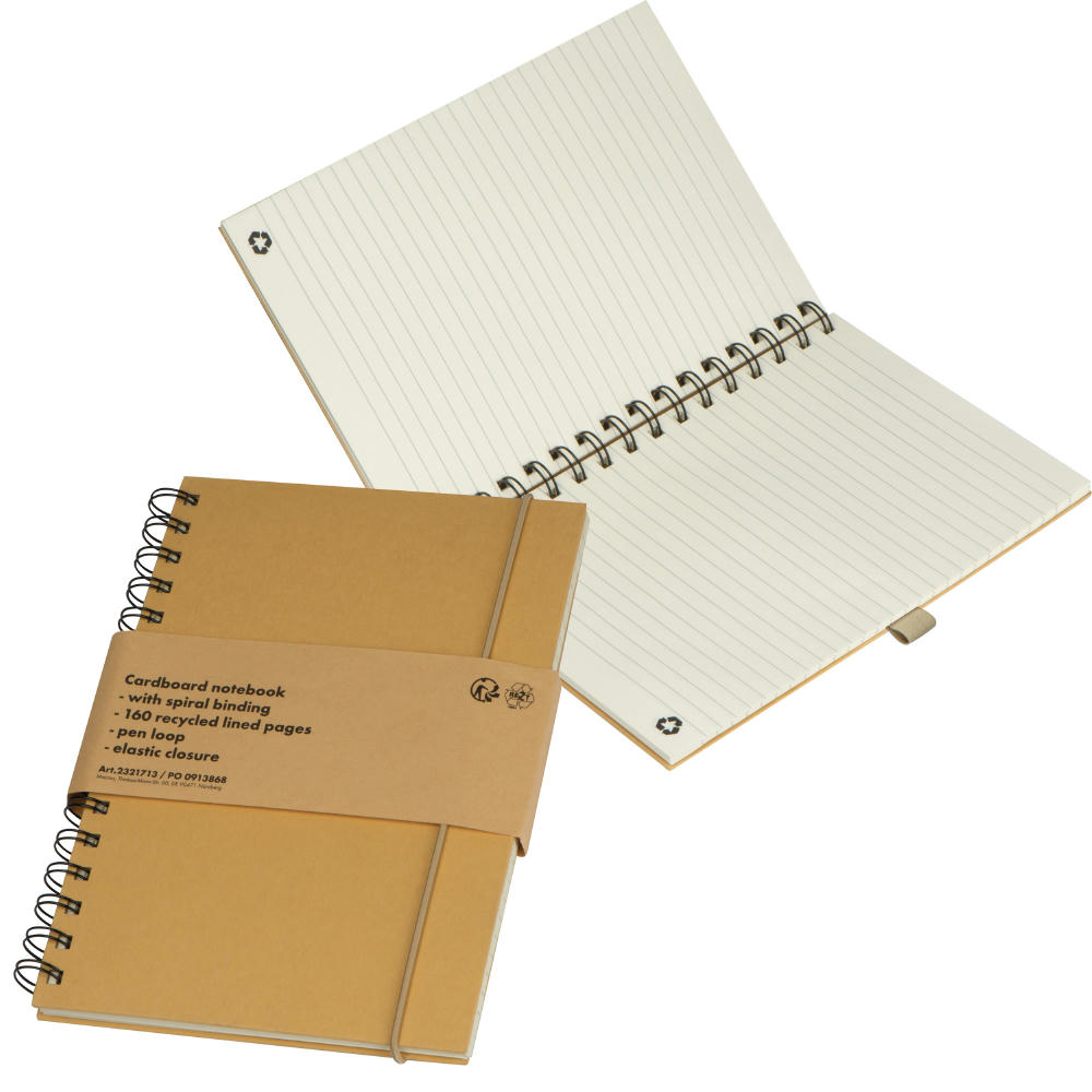Product image Notizbuch aus Karton Werbeartikel