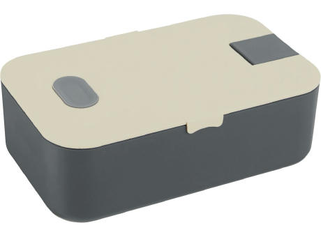 Lunchbox mit Smartphone-Halter, Dichtung und Bento-Unterteilung Werbeartikel