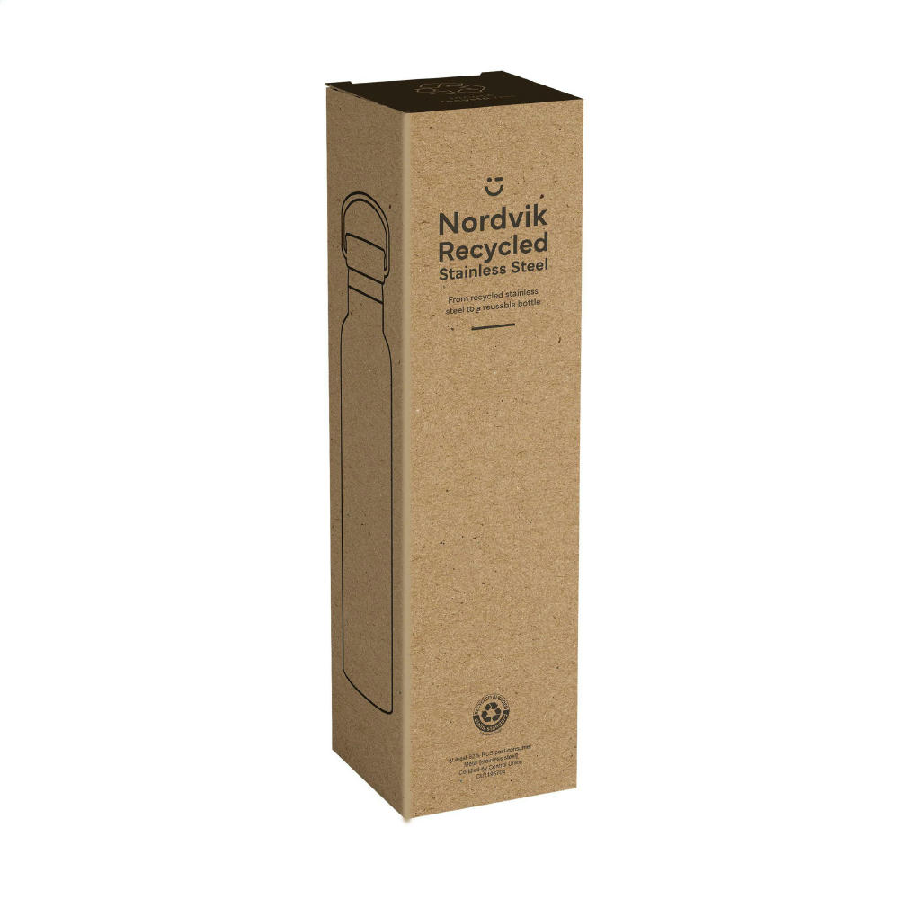 Nordvik RCS Recycled Steel 750 ml Trinkflasche Werbeartikel