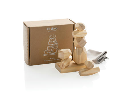 Ukiyo Crios hölzerne Balanciersteine im Etui Werbeartikel