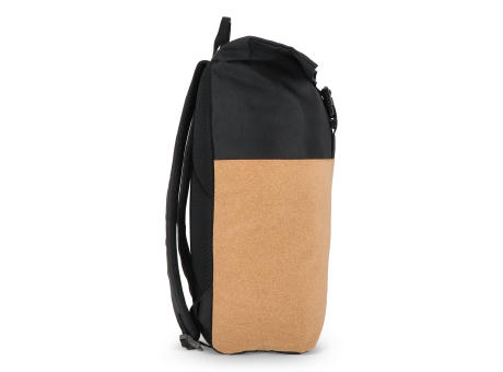 Rolltop-Rucksack Kork &amp; R-PET 18L bedrucken