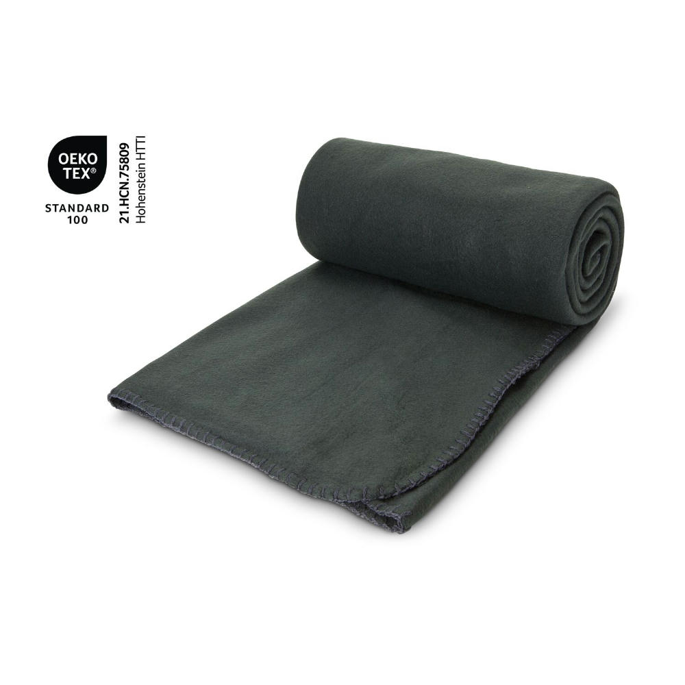 Fleecedecke Basic rot - 120 x 150 cm, 180 g/m² Werbeartikel