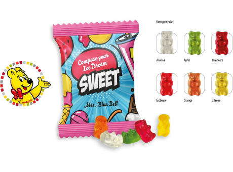 Product image HARIBO Mini Goldbären Werbetüte, 10 g, Inhalt: HARIBO Mini Goldbären bunt gemischt Werbeartikel