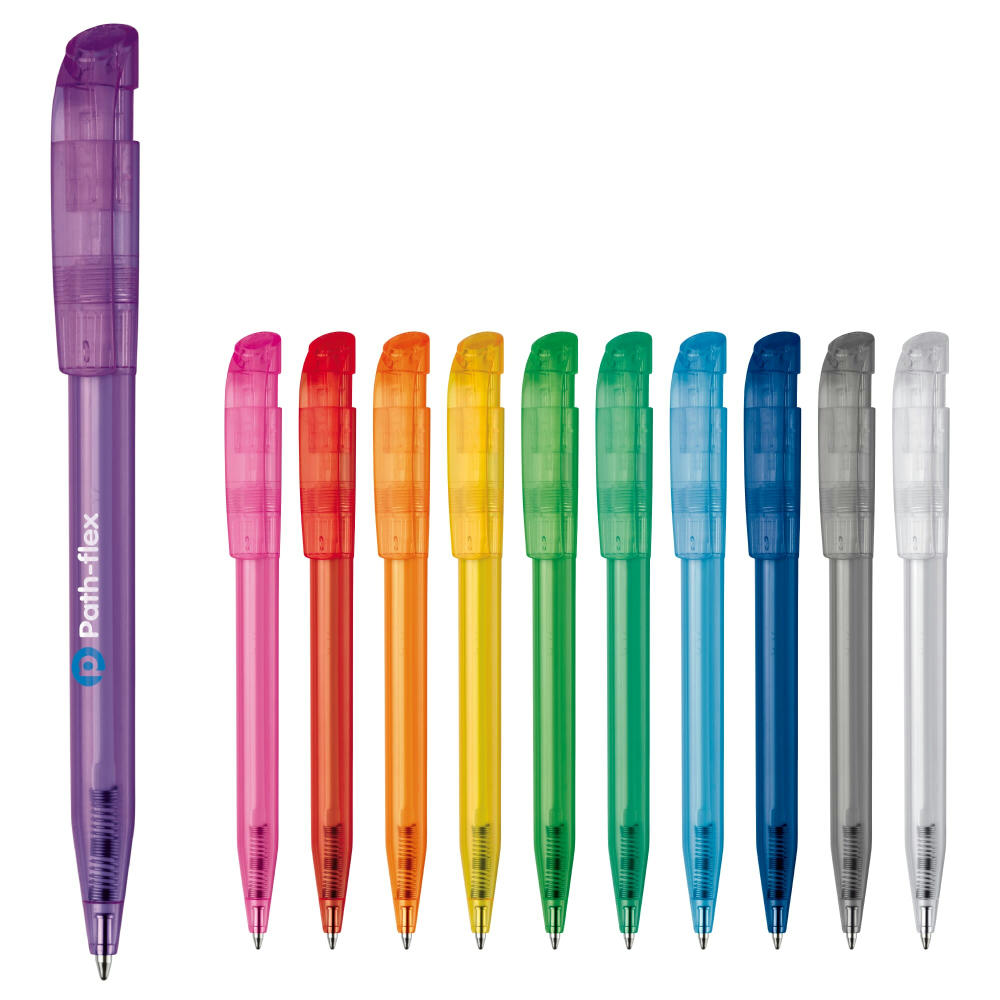 Kugelschreiber S45 Clear Transparent Werbeartikel