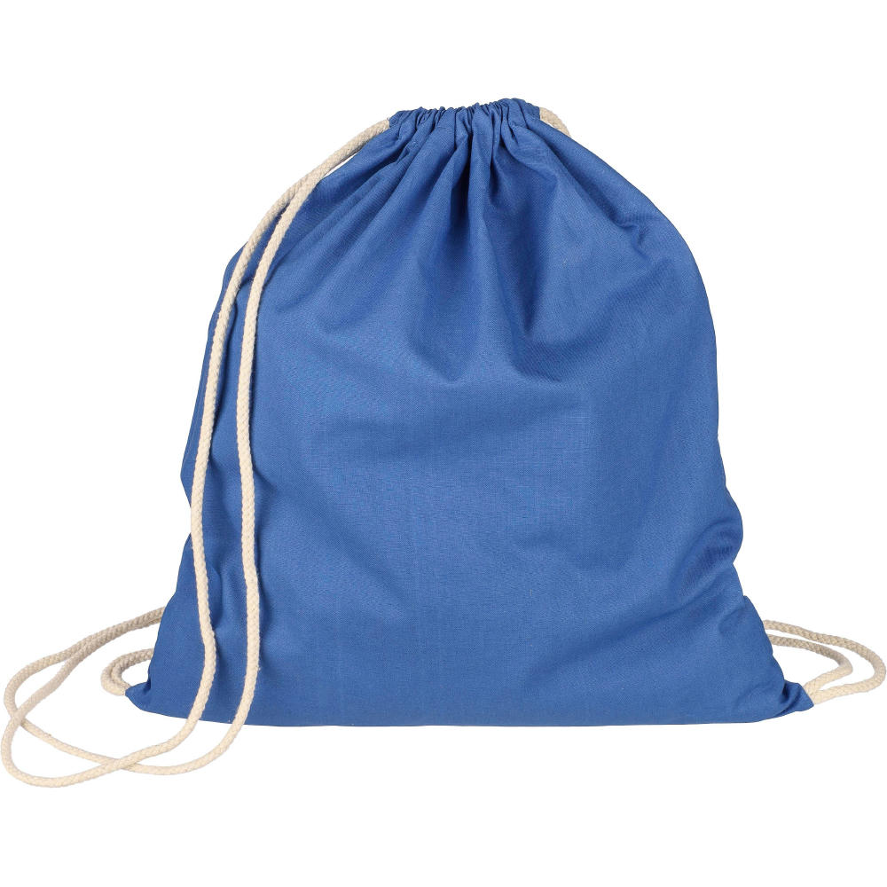 Kordelzug-Rucksack aus Öko-Baumwolle (140 g/m2) Bridget Werbeartikel