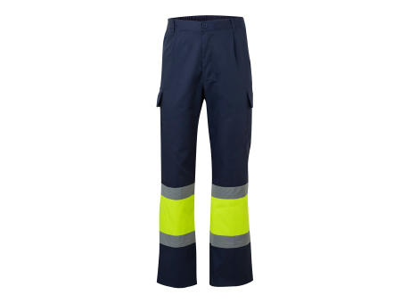 VL ARTEMIS. Zweifarbige Hose aus Twill (190g/m²), Baumwolle (20%) und Polyester (80%) bedrucken