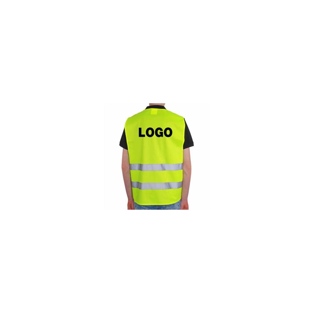 Warnweste ZIPPER LONG Werbeartikel