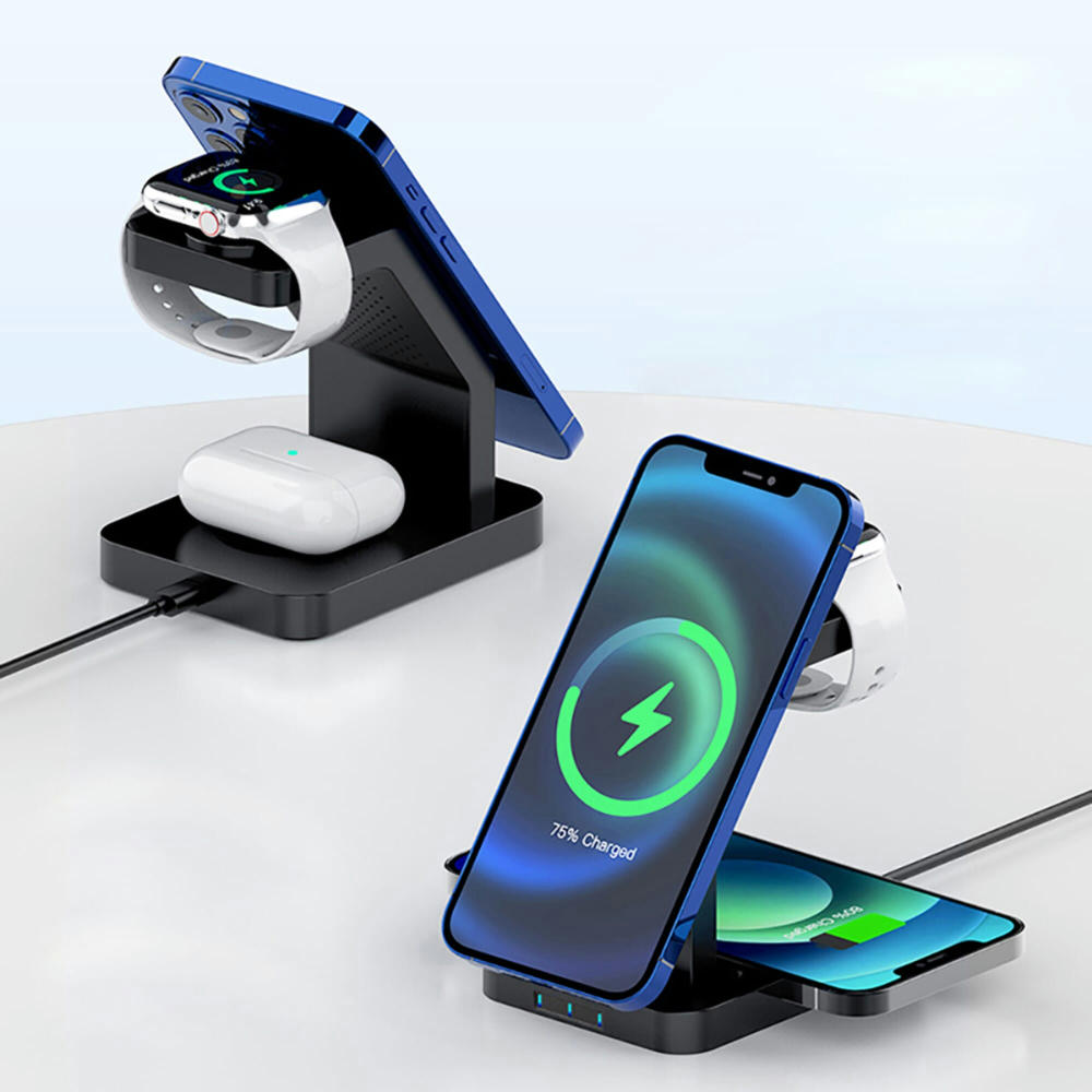 Product image 2708 | Xoopar Icon 3 in 1 Magnetic Wireless charger Werbeartikel