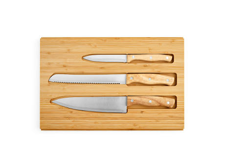 Brancusi Brett Bambus 4-teilig Werbeartikel