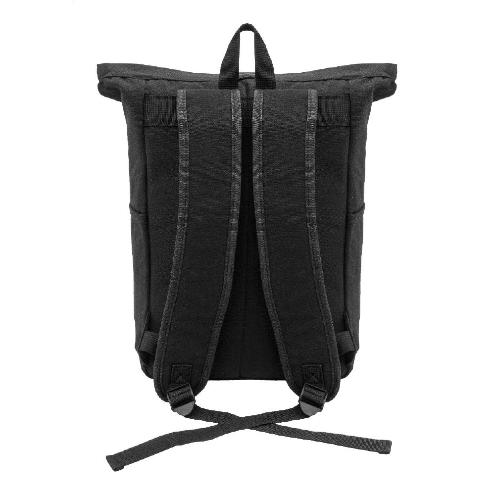 Rucksack aus recyceltem Canvas Blakkan Back Werbeartikel
