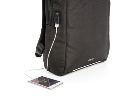 Swiss Peak AWARE™ RFID und USB A-Laptop-Rucksack bedrucken