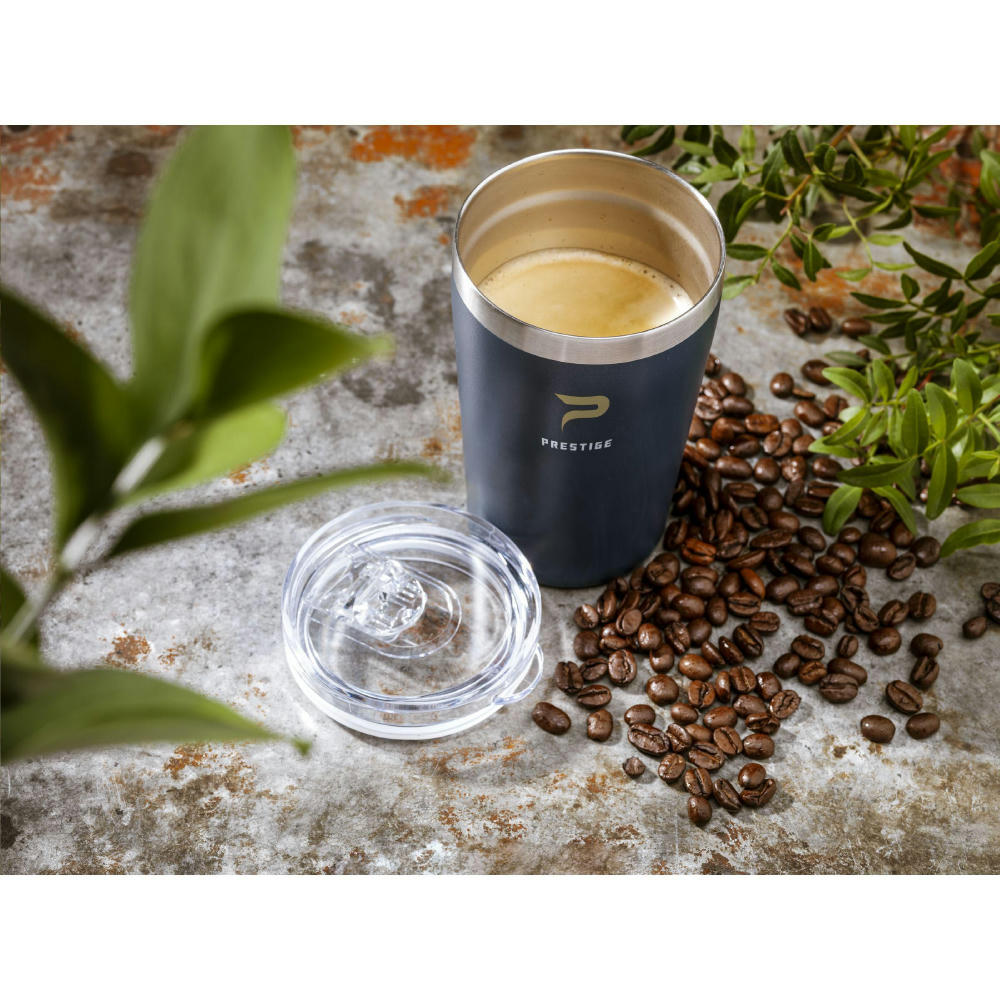 Re-Steel RCS Recycled Coffee Mug 380 ml Thermobecher Werbeartikel