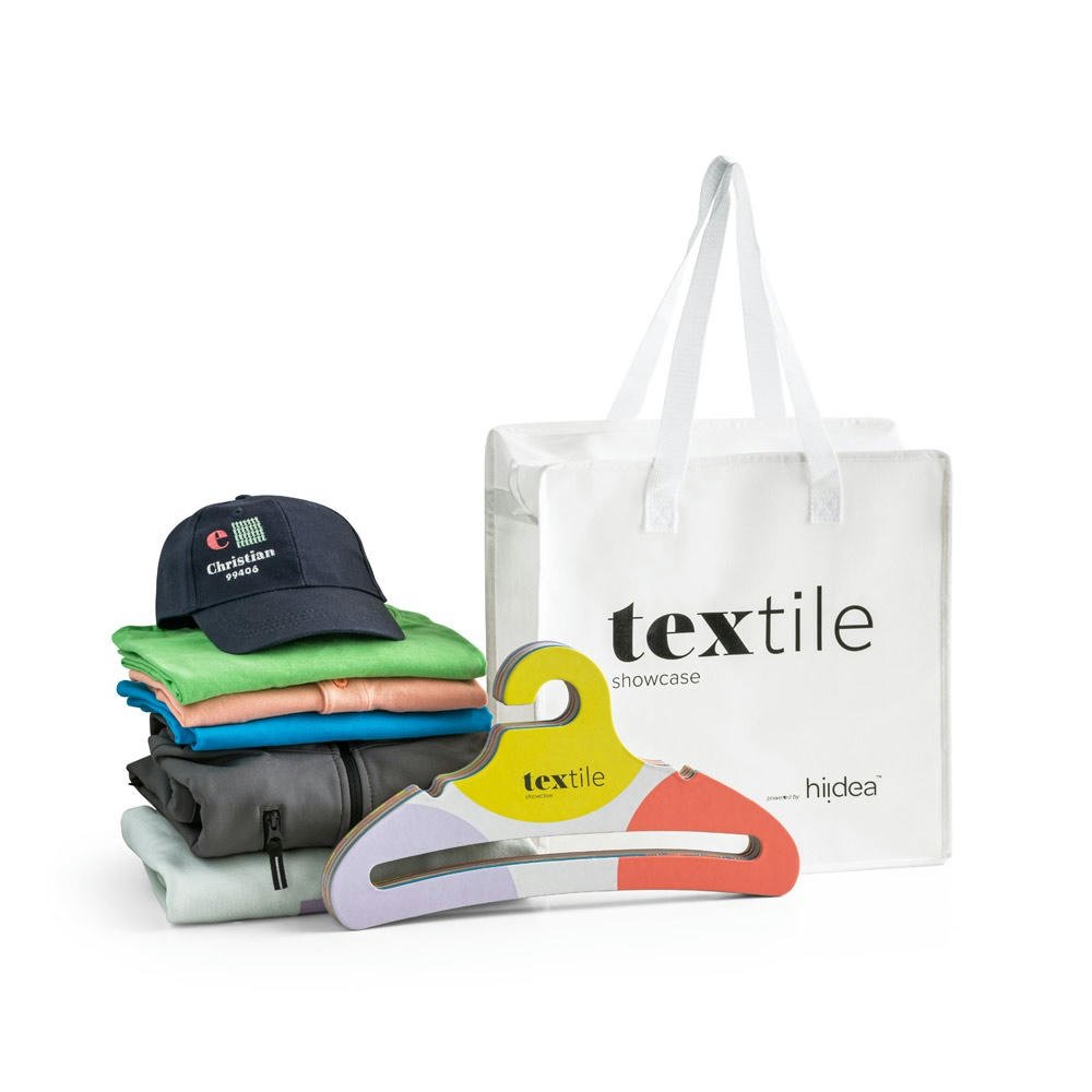Product image TEXTILE SHOWCASE. Textil Musterset Werbeartikel