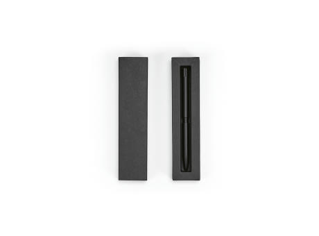 Borges Kugelschreiber recy. Aluminium Schwarz Mine bedrucken