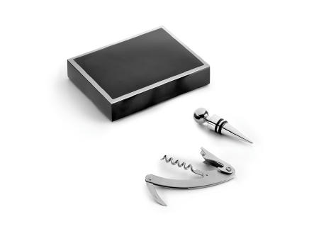 BARREL. Weinset aus Zink und Edelstahl bestehend Werbeartikel