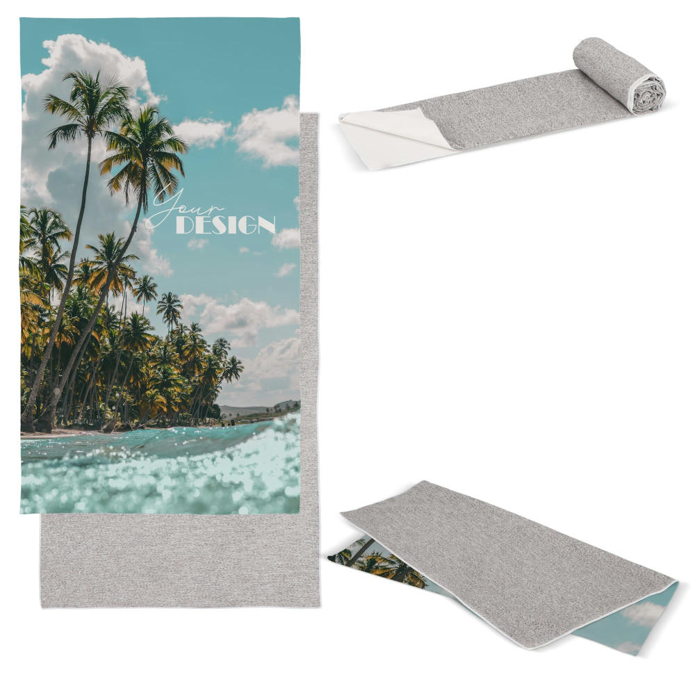 Product image Schnelltrocknendes Handtuch R-PET 100 x 180 cm Sublimation Werbeartikel