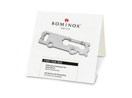 ROMINOX® Key Tool // Bus - 18 Funktionen bedrucken