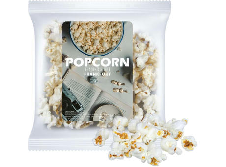 Popcorn salzig, ca. 10g, Express Maxi-XL-Tüte mit Etikett Werbeartikel