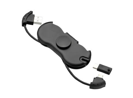 Spinner-Kabel 3-in-1 REEVES-MOLFETTA Werbeartikel