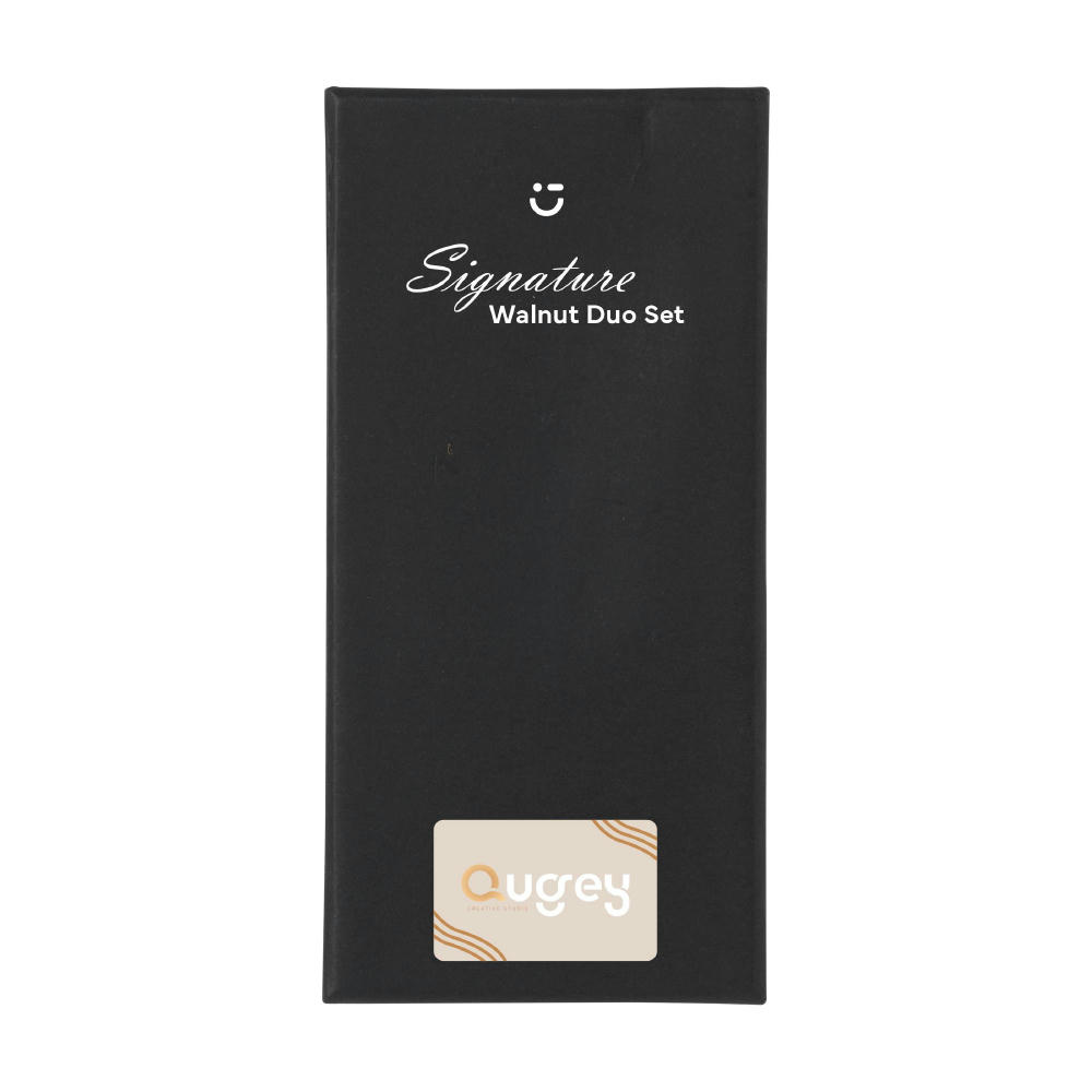 Signature Walnut Duo Set Werbeartikel