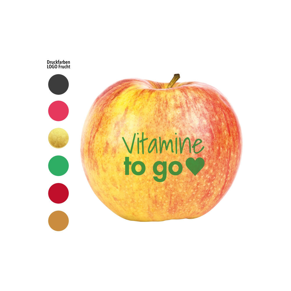 Product image LogoFrucht Apfel "Vitamine" rot Werbeartikel