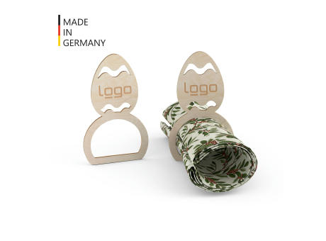 Serviettenring "Osterei" 4-er Set (FSC® zertifiziert) Werbeartikel