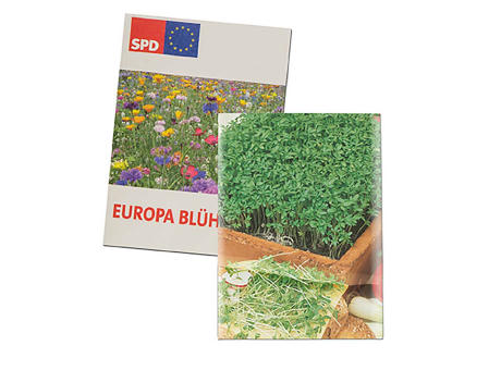 Samentütchen Mini - Recyclingpapier - Basilikum Werbeartikel