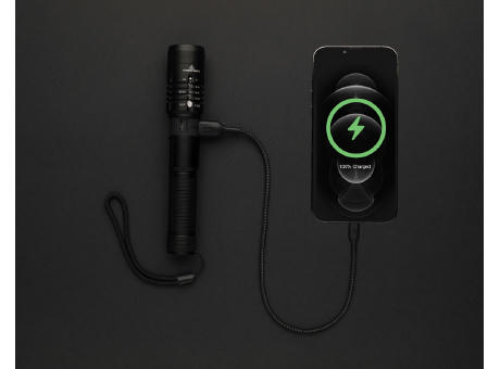 Gear X wiederaufladbare USB Taschenlampe Werbeartikel